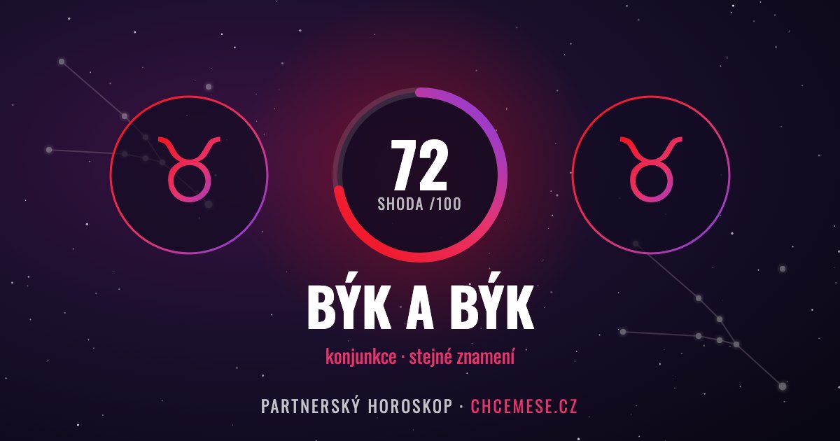 Býk a Býk: partnerský horoskop a shoda v lásce