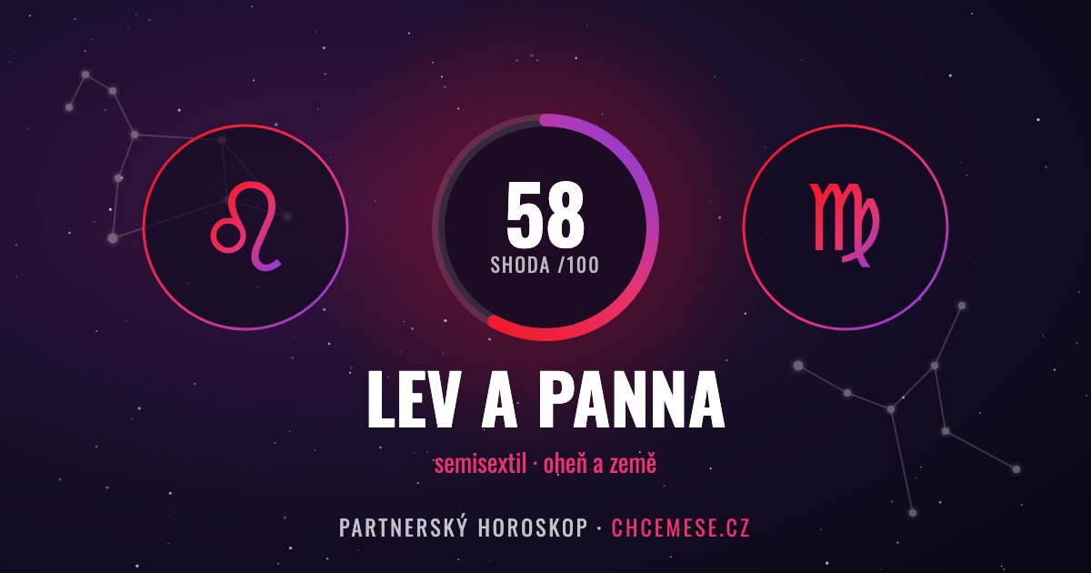 Lev a Panna: partnerský horoskop a shoda v lásce