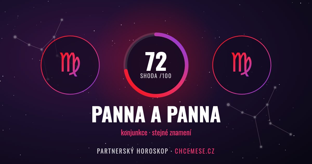Panna a Panna: partnerský horoskop a shoda v lásce
